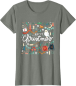 Harry Potter Christmas T-Shirt – Hedwig & Golden Snitch Design