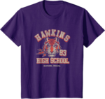 Hawkins High School Distressed Tee – Retro Stranger Things Shirt