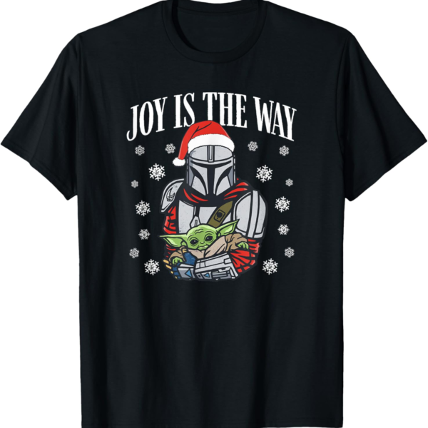 Mandalorian Christmas Joy Is The Way Tee – Festive Unisex Shirt