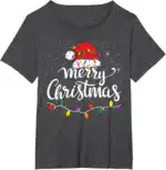 Merry Christmas Santa Hat T-Shirt – Fun Family Holiday Tee