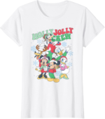 Mickey & Friends Christmas Crew Tee – Fun Holiday Family Shirt