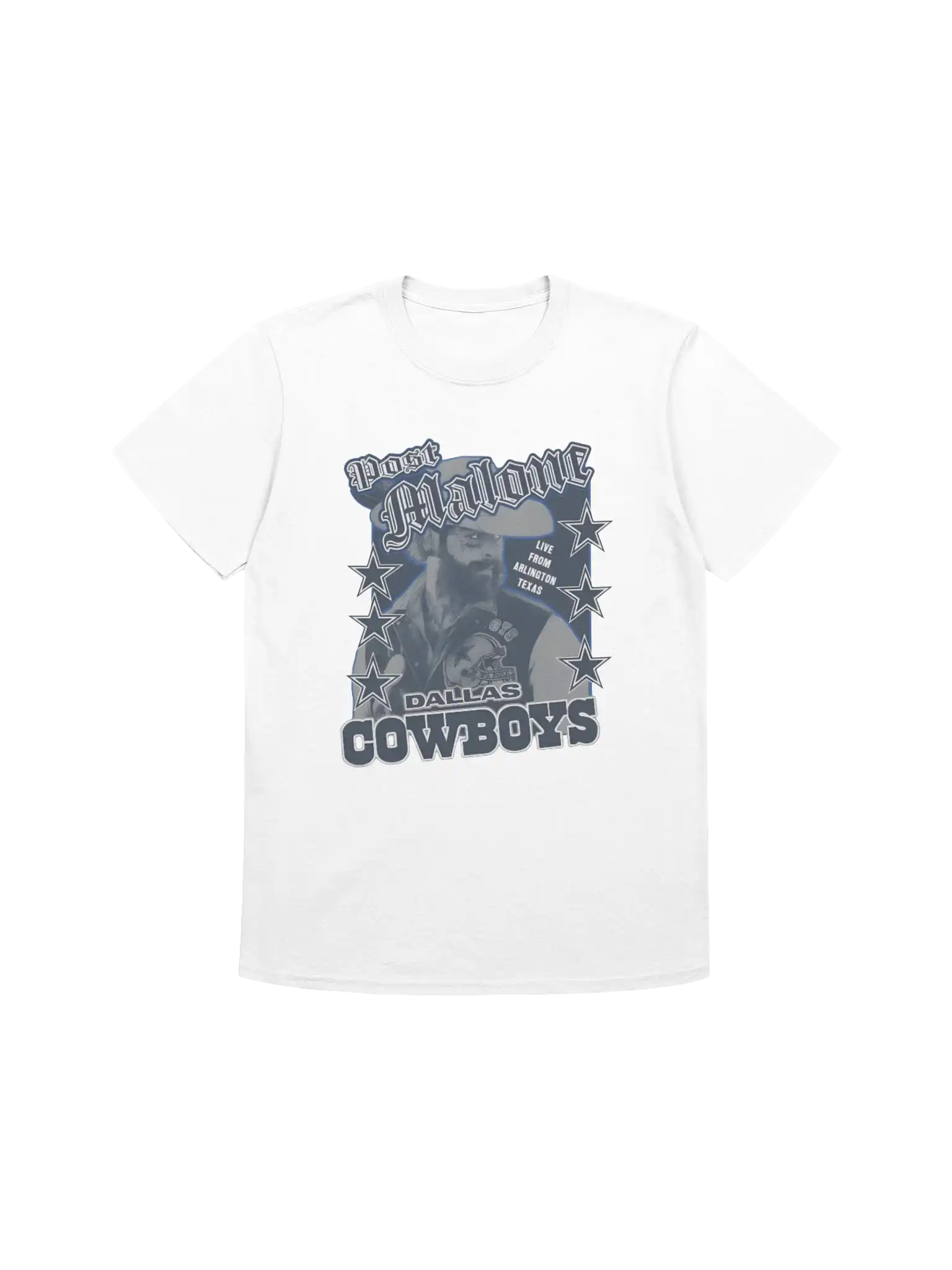 Post Malone Dallas Cowboys Shirt – Soft Graphic Tee for Fans Post Malone Dallas Cowboys Shirt – Soft Graphic Tee for Fans