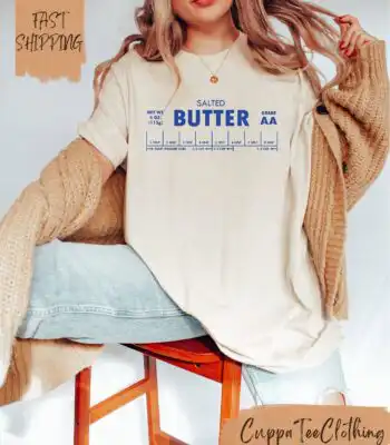 Salted Butter Shirt – Funny Baking Tee for Foodie Moms