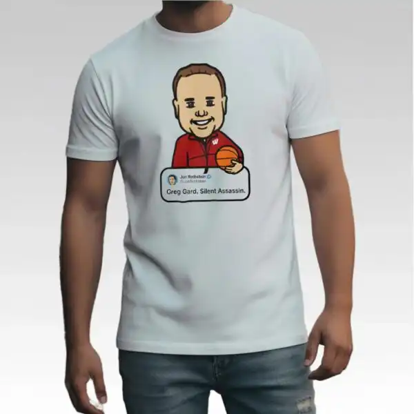 Silent Assassin Tee – Fun Greg Gard Shirt for Badgers Fans