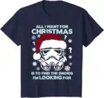 Storm Trooper Droid Christmas T-Shirt – Fun Holiday Graphic Tee