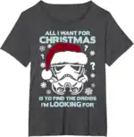 Storm Trooper Droid Christmas T-Shirt – Fun Holiday Graphic Tee