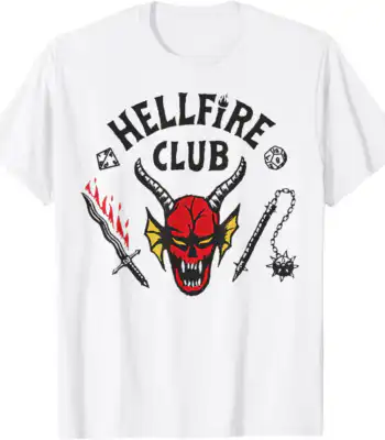 Stranger Things Hellfire Club Logo Tee – Unisex Lightweight Shirt