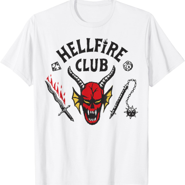 Stranger Things Hellfire Club Logo Tee – Unisex Lightweight Shirt