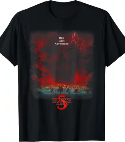 Stranger Things Key Art Tee – Lightweight Upside Down Design Shirt