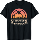 Stranger Things Mind Flayer Distressed Tee - Lightweight Unisex Shirt