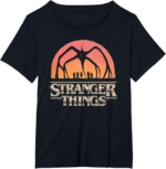 Stranger Things Mind Flayer Distressed Tee - Lightweight Unisex Shirt