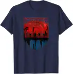 Stranger Things Mindflayer Silhouette Tee – Lightweight Graphic Shirt