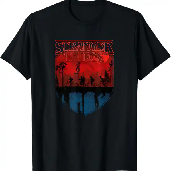Stranger Things Mindflayer Silhouette Tee – Lightweight Graphic Shirt