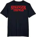 Stranger Things Red Logo Tee – Lightweight Classic Fit Shirt
