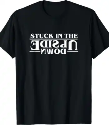 Stranger Things Upside Down Logo T-Shirt – Spooky Unisex Tee