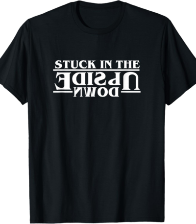 Stranger Things Upside Down Logo T-Shirt – Spooky Unisex Tee
