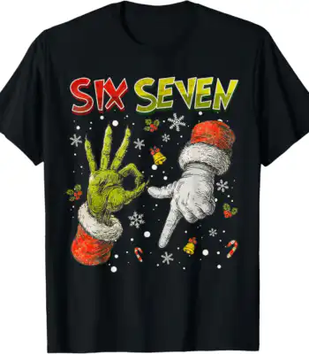 Trending Six Seven Meme Christmas Tee – Fun Holiday Shirt for All