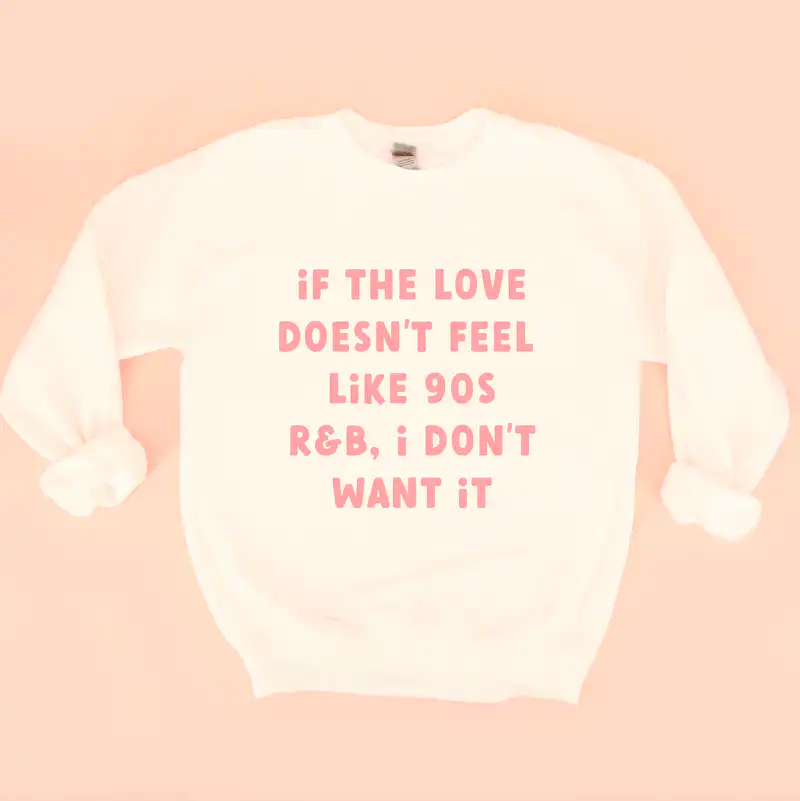 90s R&B Unisex Sweatshirt – Cozy Classic Fit for Chilly Days 90s R&B Unisex Sweatshirt – Cozy Classic Fit for Chilly Days