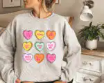 Be Mine Sweatshirt – Cute Conversation Hearts Valentine Shirt