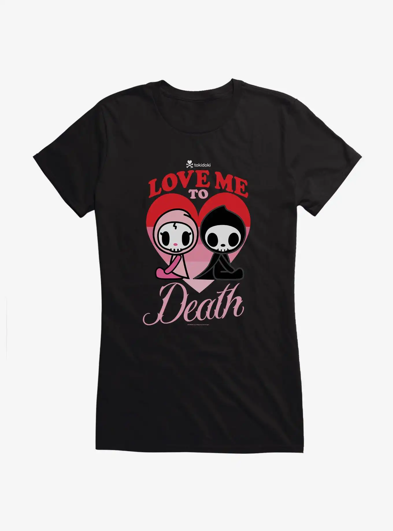Love Me To Death Girls T-Shirt – Cute Graphic Tee for Fun Vibes Love Me To Death Girls T-Shirt – Cute Graphic Tee for Fun Vibes