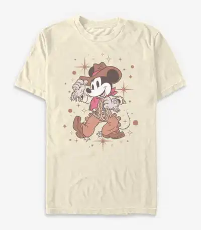 Mickey Mouse Cowboy Graphic T-Shirt – Fun Western Style Tee