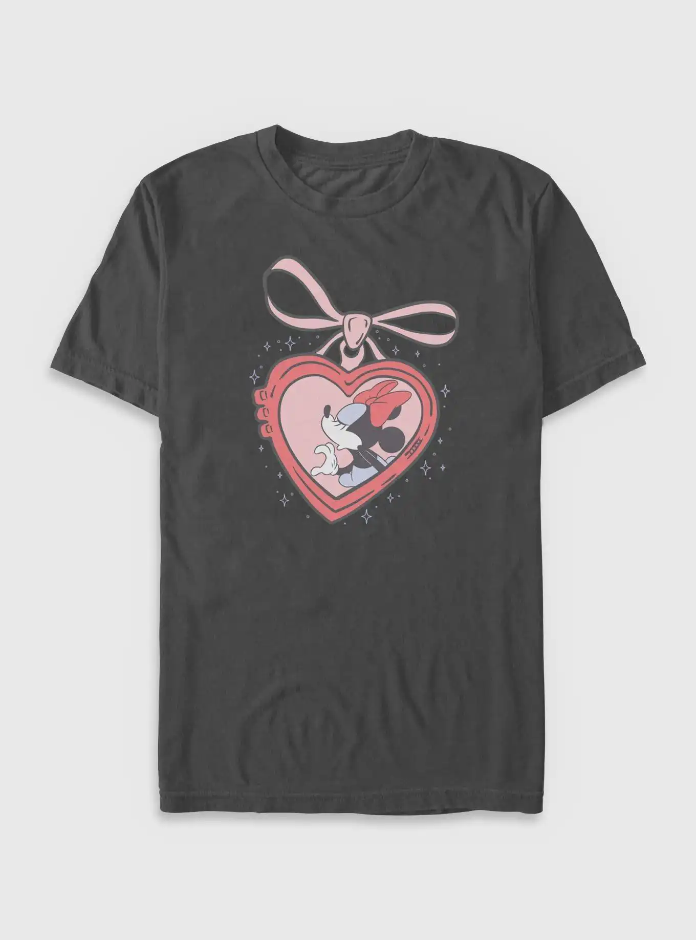 Minnie Mouse Heart Locket Tee – Cute Graphic T-Shirt for Fans Minnie Mouse Heart Locket Tee – Cute Graphic T-Shirt for Fans