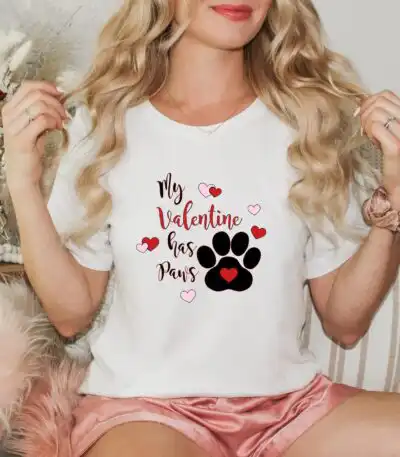 Pet Lover's Valentine Shirt – Cute Customizable Tee for Pets