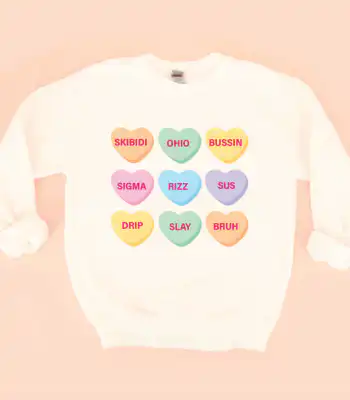 Skibidi Valentine Unisex Sweatshirt – Cozy Cotton Blend Top