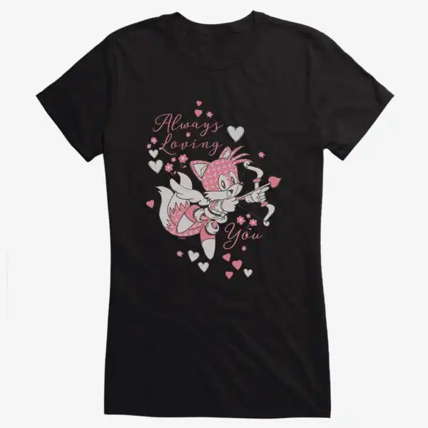 Sonic Tails Always Loving You Girls T-Shirt – Cute Graphic Tee