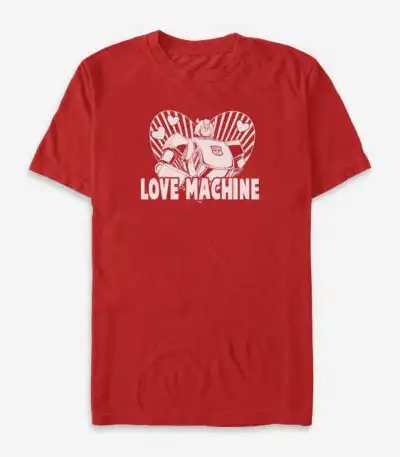 Transformers Love Machine Tee – Fun Graphic Shirt for Fans