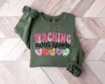 Valentine's Day Sweatshirt for Teachers - "Teaching to Lovers" Gift