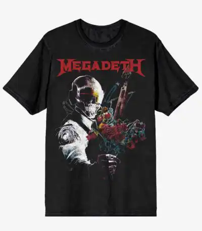 Vic Rattlehead & Roses Graphic Tee – Bold Rock Style Shirt
