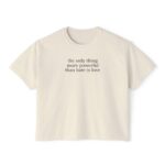 Abolish ICE Boxy Crop Top – Bold Statement Tee for Activists