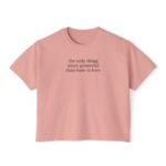 Abolish ICE Boxy Crop Top – Bold Statement Tee for Activists
