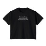 Abolish ICE Boxy Crop Top – Bold Statement Tee for Activists