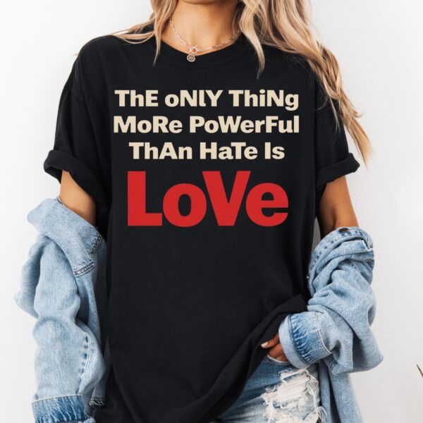 Abolish Ice Love Over Hate Tee – Comfortable Graphic Shirt