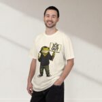 ICE OUT Frog T-Shirt – Peaceful Protest Graphic Tee for Activists