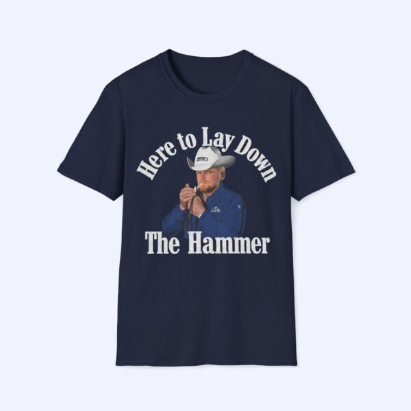Sam Darnold Here To Lay Down The Hammer Shirt - Seahawks Tribute Tee