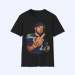 Sam Darnold Middle Finger Shirt – Bold NFL Meme Graphic Tee