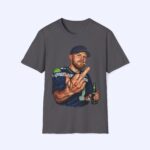 Sam Darnold Middle Finger Shirt – Bold NFL Meme Graphic Tee