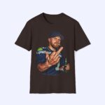 Sam Darnold Middle Finger Shirt – Bold NFL Meme Graphic Tee