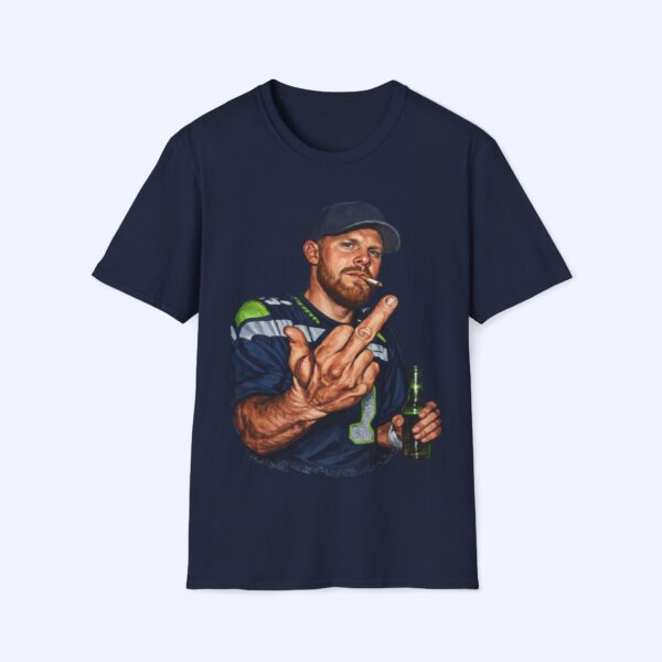 Sam Darnold Middle Finger Shirt – Bold NFL Meme Graphic Tee
